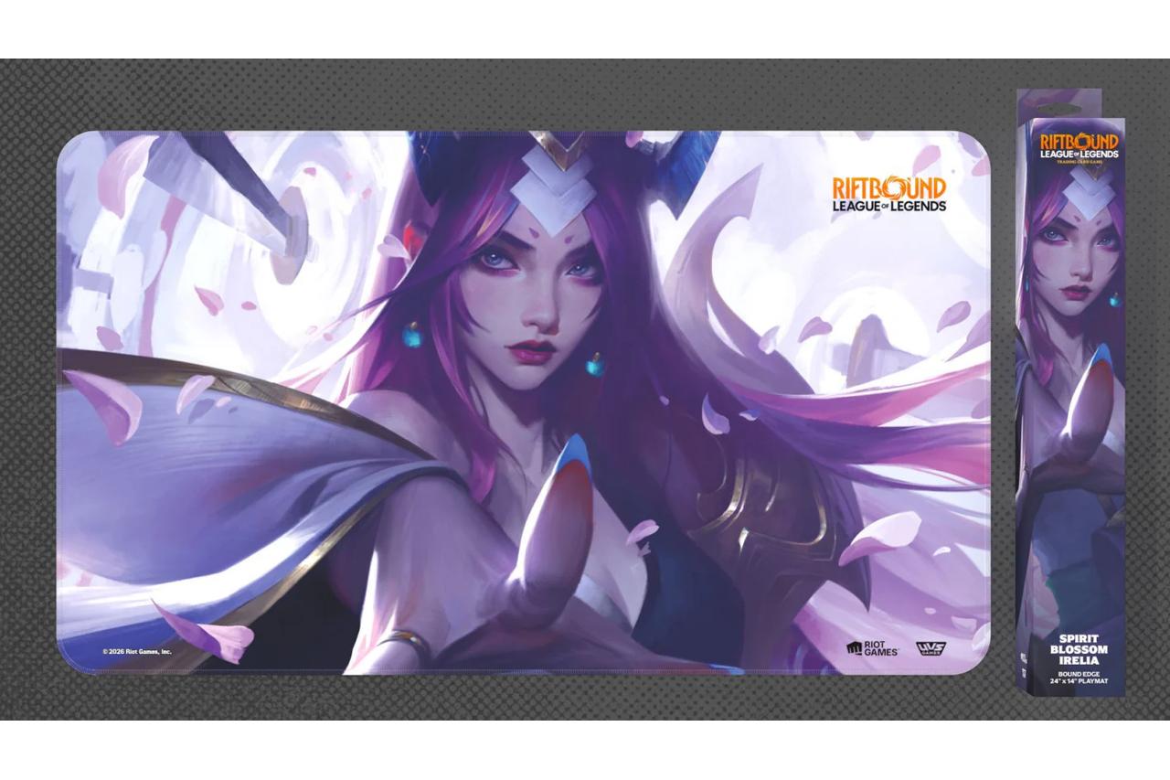 Irelia Picture Riftbound Riftbound League of Legends TCG Spirit Blossom Irelia Playmat | TCG ...